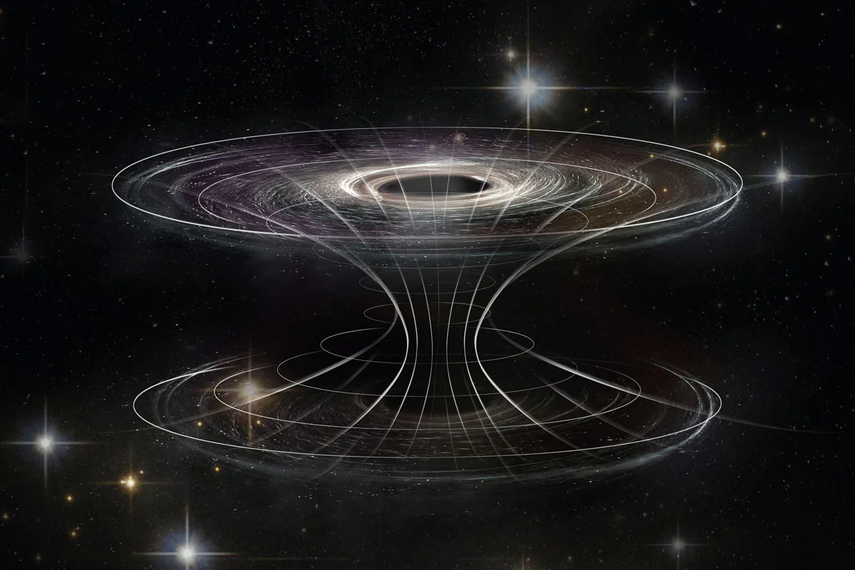 Black Holes: Cosmic Gravity Wells – Space-Time Distortion, Event Horizons & Quantum Mysteries
